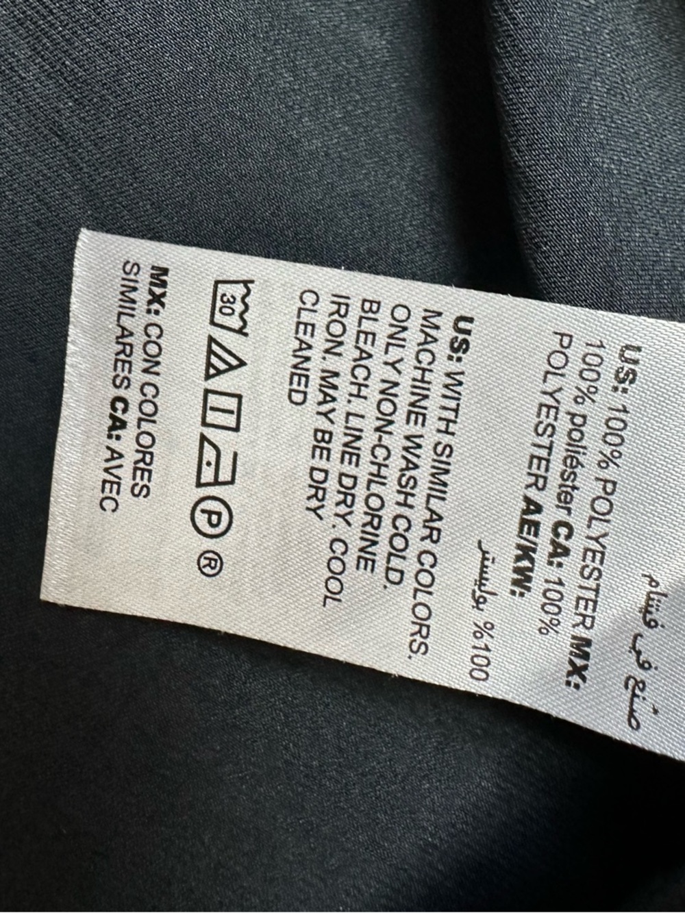 Chico’s Black Button Front Tunic Shirt Size 1 Short Sleeve Lightweight - Picture 12 of 12